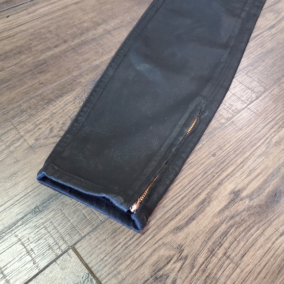 Ted Baker Black Anna Wax Finish Skinny Jeans - Picture 11 of 11